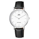 【送料無料】orologio qamp;q casual pelle uomo bianco q974j301y