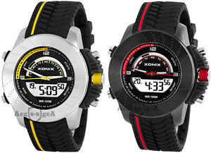 【送料無料】high quality men’s wistwatch, xonix wr100m, digitalanalog