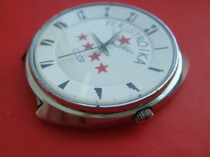 【送料無料】raketa perestroyka quartz ussr made soviet watch working
