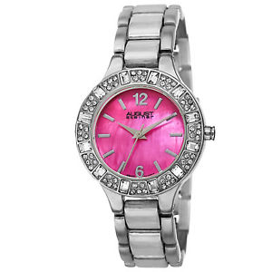 【送料無料】womens august steiner as8135rsspk swiss quartz crystal bezel bracelet watch 【送料無料】womens august steiner as8135rsspk swiss quartz crystal bezel bracelet watch
