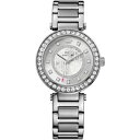 ジューシークチュール 【送料無料】juicy couture 1901150 ladies bracelet wrist watch silver crystal stone set