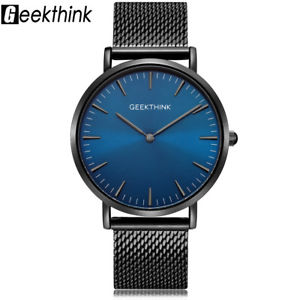 楽天hokushin【送料無料】geekthink luxury watches men stainless steel classic business xmas gifts for him