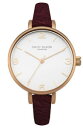 【送料無料】daisy dixon paige damenuhr dd039rrg analog leder dunkelrot