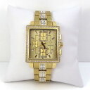 yzjennifer lopez chronograph fmdjl305 goldtone bling watch qxc8