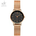 楽天hokushin【送料無料】sk fashion women golden wrist watches milan street snap luxury jewelry qua