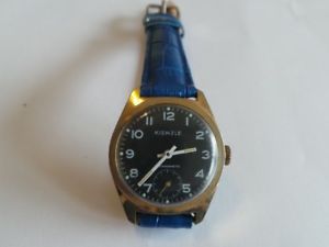 【送料無料】kienzle handaufzugherrenuhr top erhalten militrystyl vintage