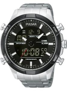【送料無料】pulsar gents chronograph digital analogue watch pw6003x1pnp