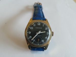 【送料無料】kienzle handaufzugherrenuhr top erhalten militrystyl vintage