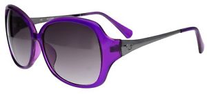 【送料無料】guess damen sonnenbrille lila guf245pur35
