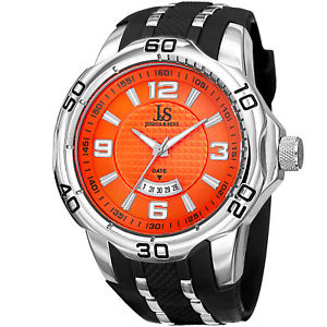 【送料無料】mens joshua amp; sons jx110or quartz movement date polyurethane strap watch 【送料無料】mens joshua amp; sons jx110or quartz movement date polyurethane strap watch