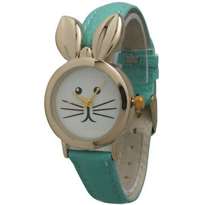 【送料無料】bunny rabbit easter spring animal pet watch bunny ears seafoam green mint design