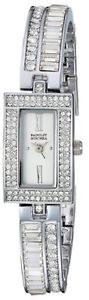 ̵ 1 badgley mischka ba1387svsv womens silver tone watch wb