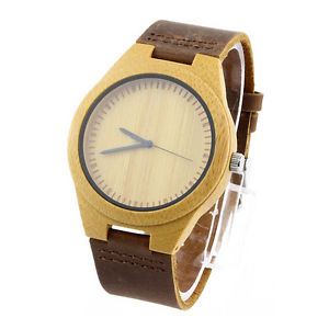 【送料無料】handmade wood wrist watch by w