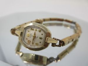 【送料無料】elgin 19 jewel ladies 10k gold