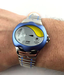 【送料無料】orologio jamaica time pryngeps saltarello watch jump hour cinturino molla 【送料無料】orologio jamaica time pryngeps saltarello watch jump hour cinturino molla