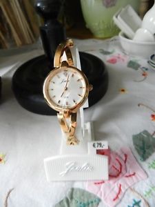 【送料無料】ideal cadeau montre neuve a quartz metal dore rose bracelet semis rigide 【送料無料】ideal cadeau montre neuve a quartz metal dore rose bracelet semis rigide