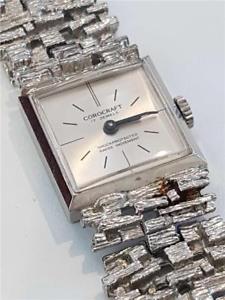 【送料無料】vintage 196070s corocraft ladies groovy design wristwatch in original box