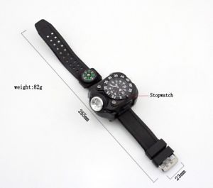 【送料無料】yupard survival tactical led watchcompassflashlightwristlight800lm5modes 【送料無料】yupard survival tactical led watchcompassflashlightwristlight800lm5modes
