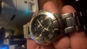 【送料無料】guess gents steel chronograph bracelet watch pwo in good order 【送料無料】guess gents steel chronograph bracelet watch pwo in good order