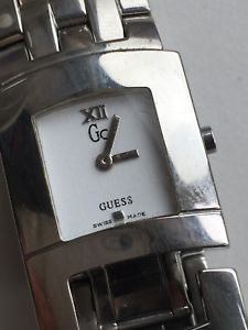 【送料無料】guess quartz ladies wrist watch stainless steel bracelet ref gc12000 swiss made