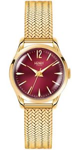 【送料無料】hlnp hl25m0058 henry london holborn ladies gold plated bracelet watch