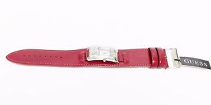 【送料無料】guess womens autograph silver tone w red patent leather watch w80055l8 【送料無料】guess womens autograph silver tone w red patent leather watch w80055l8