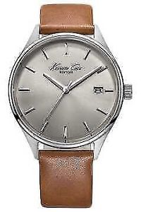 【送料無料】kenneth cole gents leather strap watch kcnp kc10029307