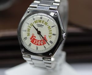 【送料無料】slava 1500 year of kiev quartz watch rare model itsvintagetime ussr ukraine
