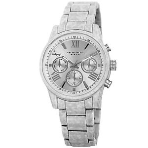 【送料無料】womens akribos xxiv ak929wt 24 hour indicator marble design bracelet watch 【送料無料】womens akribos xxiv ak929wt 24 hour indicator marble design bracelet watch