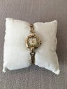 【送料無料】vintage antique filigree ladies bulova 10k roll gold filled watch 17 jewel works(2)