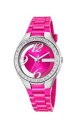 yzcalypso watches k56793 pink silber neu 1 batterie extra