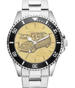 【送料無料】kiesenberg uhr 20127 mit auto motiv fr vw bus t1 fahrer