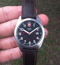 【送料無料】swiss army victorinox infantry 241083 watch stainless steel leather amp; nato strap