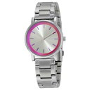 yzdkyn donna karan yorkny2320 womens soho silver stainlesssteel quartz watch