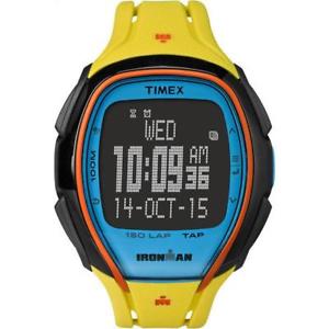 【送料無料】orologio timex sleek 150 lap tw5m00800 tap screen digitale silicone giallo nero
