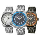 【送料無料】orologio uomo breil tribe rise bracciale acciaio bianco nero blu sub 50 mt