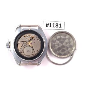 【送料無料】soviet vintage vostok komandirskie military windup watch tank *us seller* 1181