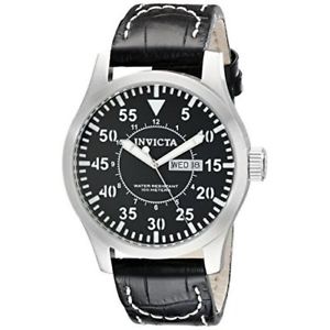 ̵invicta specialty 11204 leather watch