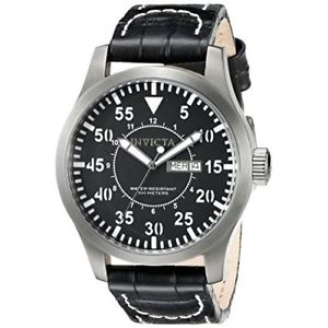 ̵invicta specialty 11200 leather watch