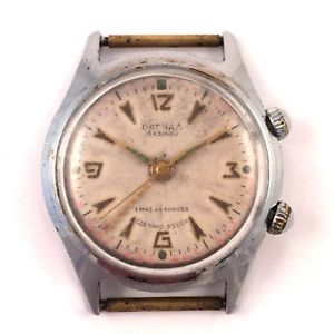 【送料無料】old soviet rare poljot signal, manual alarm wrist watch, 1 mchz 1186