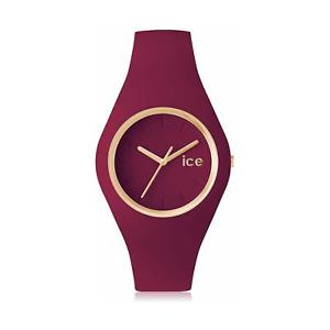 【送料無料】ladies analogue watch icewatch glam forest anemone red silicone strap 001060