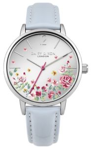 【送料無料】daisy dixon summer damenuhr dd073us analog leder hellblau