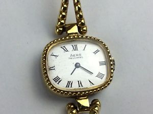 楽天hokushin【送料無料】vintage ladies aero neuchatel gilt watch not working