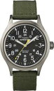 【送料無料】timex mens t49961 expedition scout green watch