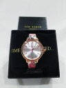 【送料無料】 ted baker london womens rose goldtone ruth watch floral leather te50641001