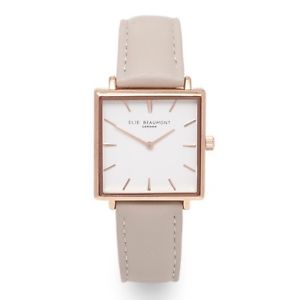 【送料無料】elie beaumont for 2018, bayswater stone leather watch,