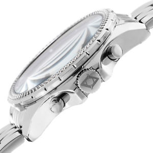 【送料無料】 mens akribos xxiv ak659ss swiss quartz chronograph ss bracelet watch