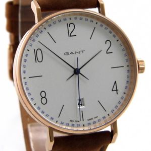 【送料無料】gant detroit gt034001 herren uhr datum ros edelstahl leder braun top neu 【送料無料】gant detroit gt034001 herren uhr datum ros edelstahl leder braun top neu