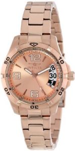 【送料無料】invicta womens 15120 specialty 18k rose gold ionplated stainless steel watch
