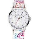 【送料無料】orologio donna alv by alviero martini alv0009 pelle bianco